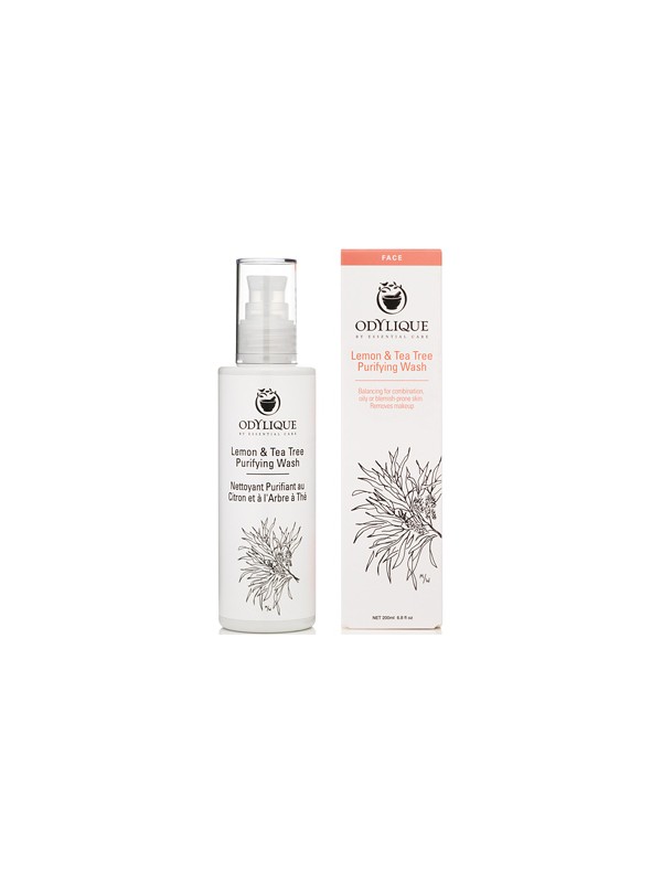 Nettoyant Purifiant au Citron et à l'Arbre à Thé 200ml Odylique Herboristerie de Paris