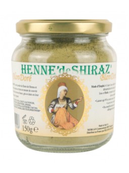 Coloration végétale Blond doré pot 150g Henne De Shiraz Herboristerie de Paris