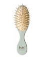 Mini Brosse ovale en Frêne Bleue Tek Herboristerie de Paris