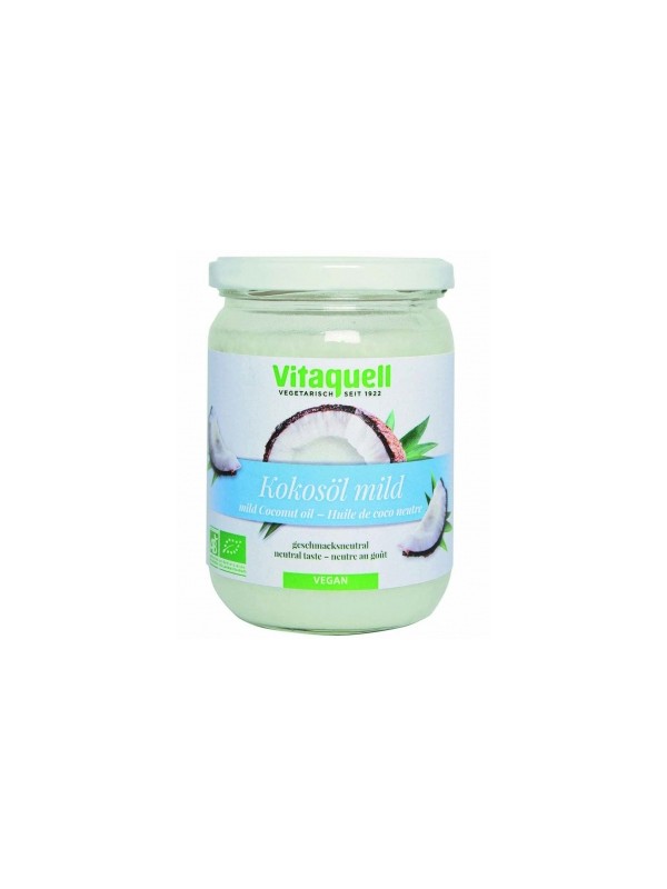 Huile de coco goût neutre 400g Vitaquell Herboristerie de Paris