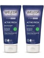 Duo Gel douche homme énergisant tonifie et rafraîchit 2x 200ml Weleda Herboristerie de Paris