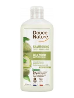 Shampoing Cheveux Normaux à secs lait d'amande 250ml Douce Nature Herboristerie de Paris