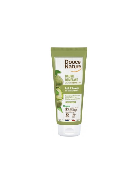 Baume démêlant cheveux normaux à secs lait d'amande 200ml Douce Nature Herboristerie de Paris