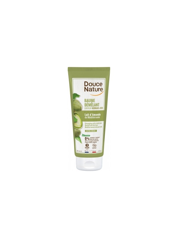 Baume démêlant cheveux normaux à secs lait d'amande 200ml Douce Nature Herboristerie de Paris