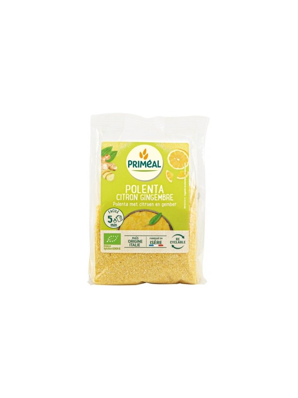 Polenta Citron et Gingembre prêt en 5 minutes 250g Primeal Herboristerie de Paris