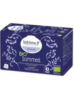 Infusion bio sommeil 20 sachets de 1.5g Ladrome Herboristerie de Paris sommeil et relaxation