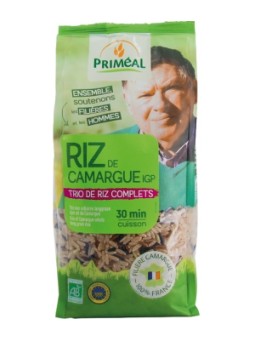 Trio de riz de camargue longs complets 500g Primeal Herboristerie de Paris
