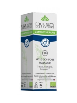 Confort Masculin N°10 Flacon compte gouttes 30ml Equi - Nutri Herboristerie de Paris