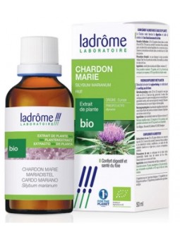 Extrait de Plantes Fraîches Chardon Marie Bio 50ml Ladrome Herboristerie de Paris aide la fonction hépatique