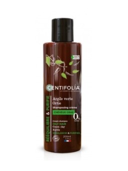 Shampoing cheveux gras ortie et argile verte 200ml Centifolia Herboristerie de Paris