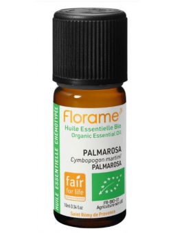 Huile essentielle bio Palmarosa 10ml Florame Herboristerie de Paris