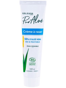 Crème à Raser à l'Aloe Vera 50 % 100ml Puraloe Herboristerie de Paris