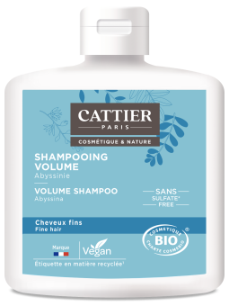 Shampoing volume sans sulfate 250ml Cattier Herboristerie de Paris