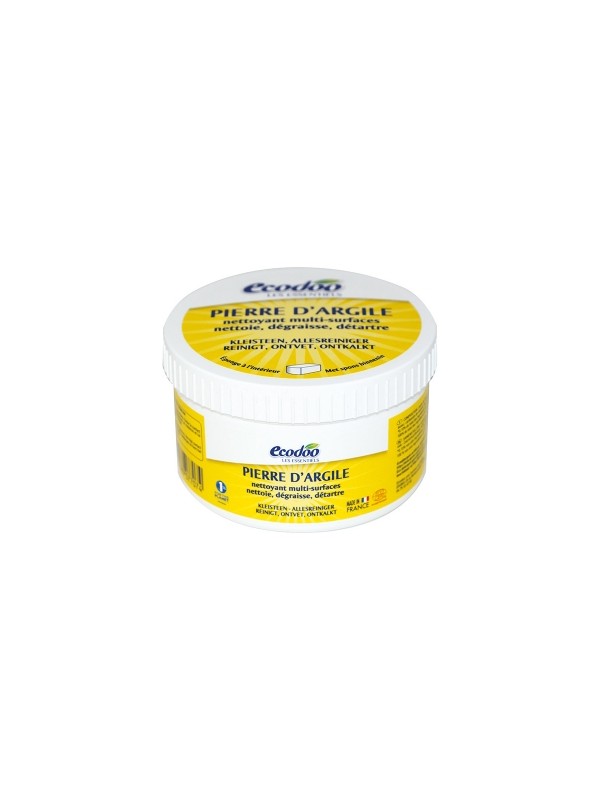 Pierre d'argile nettoyant multi surfaces 300g Ecodoo Herboristerie de Paris