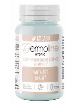 Dermoline Hydric surconcentré 120 capsules Acide Hyaluronique Lt Labo Herboristerie de Paris