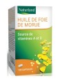 Huile de Foie de Morue 100 capsules Végécaps Naturland Herboristerie de Paris
