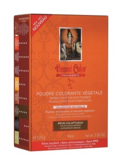 Poudre colorante végétale Brun Voluptueux 100gr HennÃ© Color Herboristerie de Paris