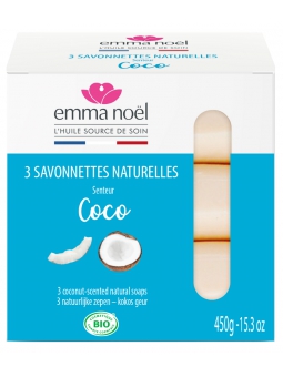 Pack 3 Savons Coco Emma NoÃ«l Herboristerie de Paris