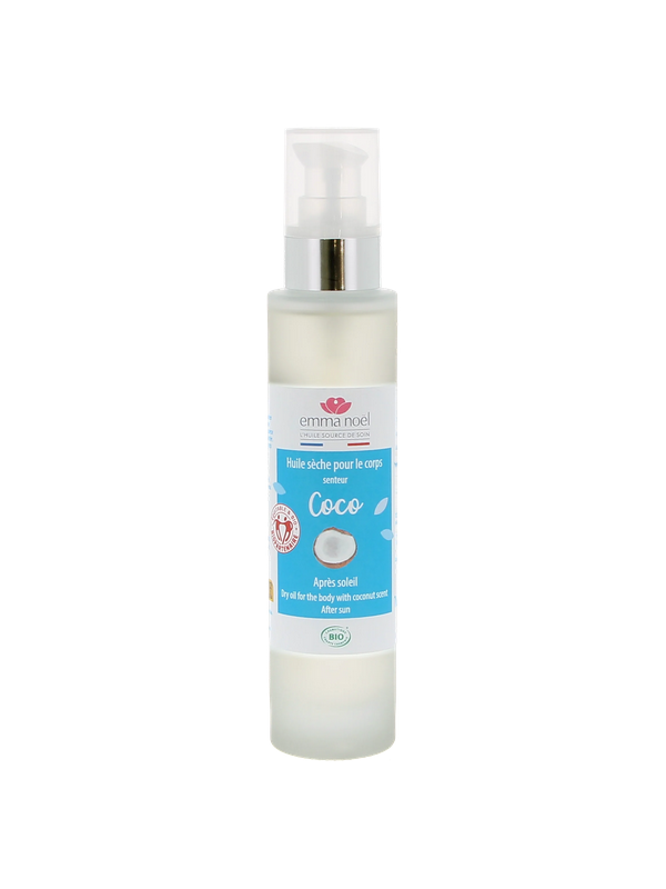 Huile Sèche pour le Corps Coco 100ml Emma NoÃ«l Herboristerie de Paris