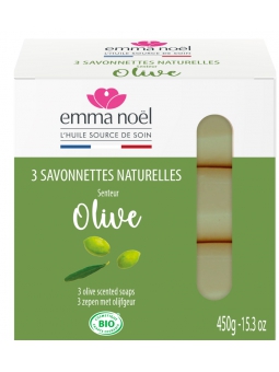 Pack 3 Savons Olive Emma NoÃ«l Herboristerie de Paris
