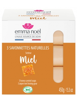 Pack 3 Savons Miel Emma NoÃ«l Herboristerie de Paris