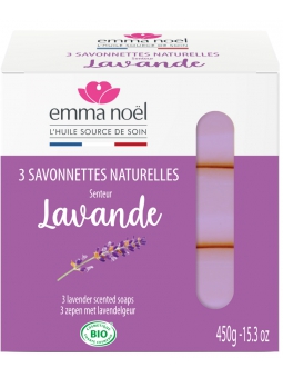 Pack 3 Savons Lavande Emma NoÃ«l Herboristerie de Paris
