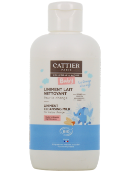Liniment Lait nettoyant pour le change 200ml Cattier Herboristerie de Paris