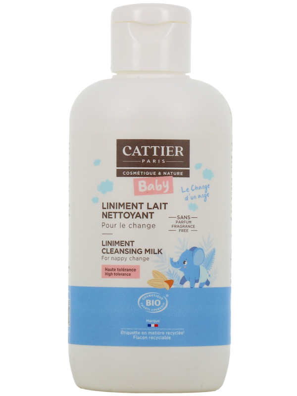 Liniment Lait nettoyant pour le change 200ml Cattier Herboristerie de Paris