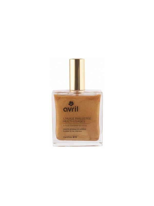Huile pailleté Multi usages 100ml Avril Herboristerie de Paris
