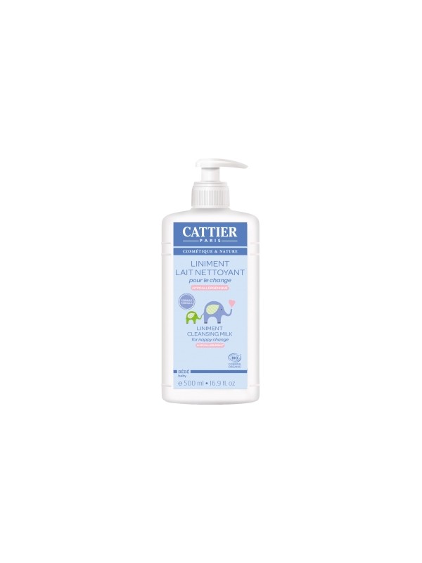 Liniment Lait nettoyant pour le change 500ml Cattier Herboristerie de Paris