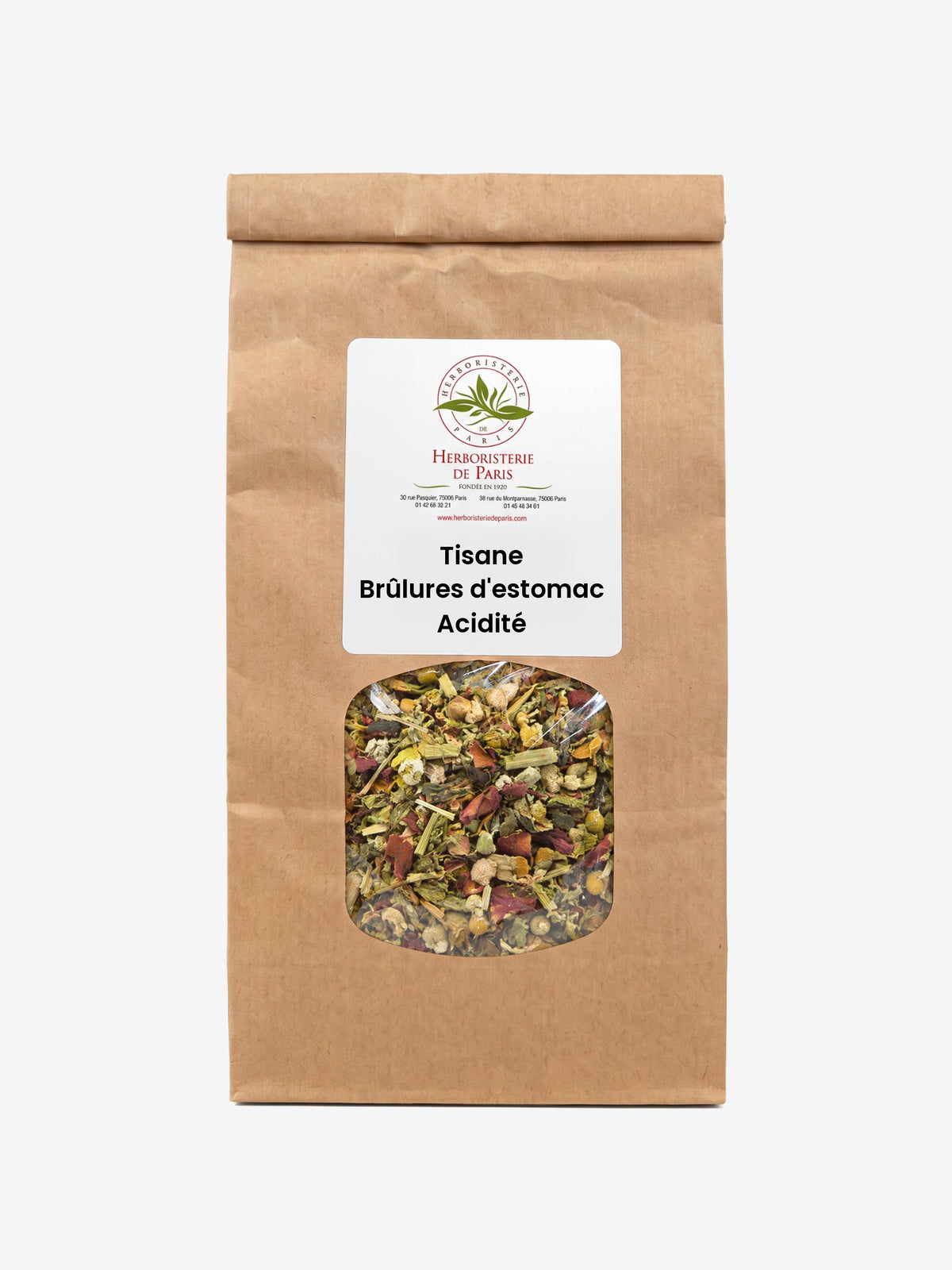 Tisane Brulures d'estomac, acidité 100g Herboristerie de Paris - Herboristerie de Paris