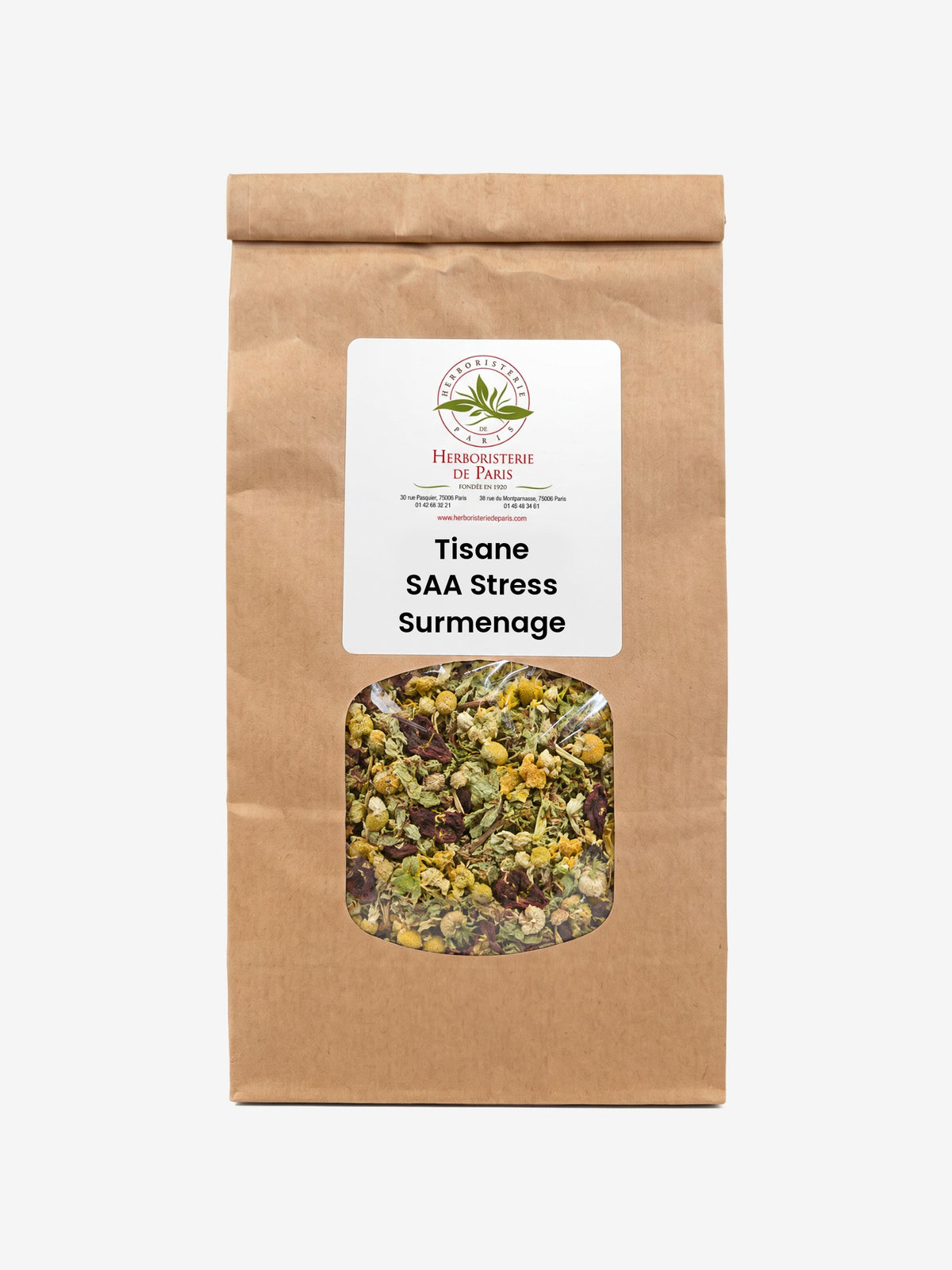 Tisane SAA Stress Surmenage 100g Herboristerie de Paris - Herboristerie de Paris