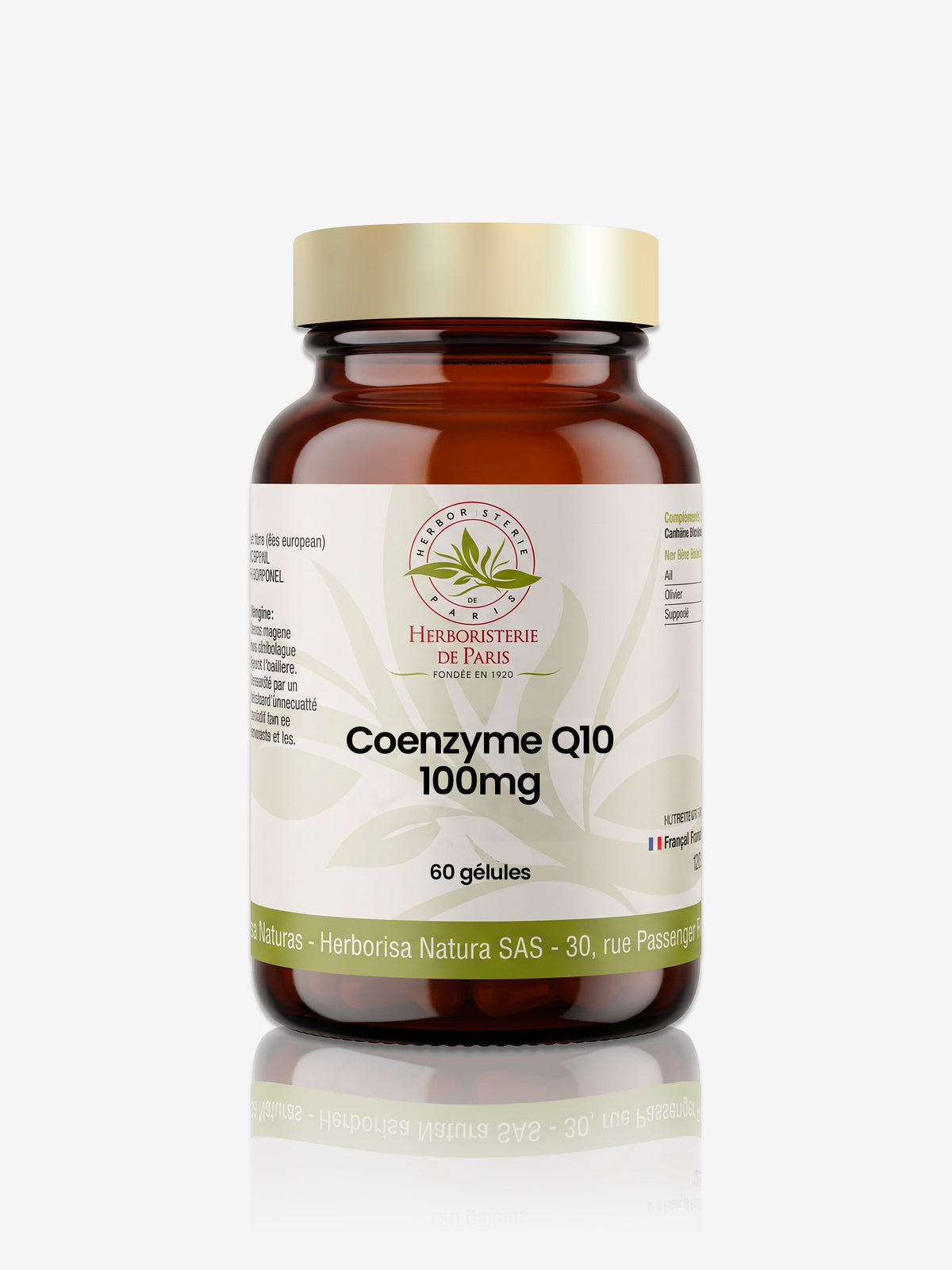Coenzyme Q10 100mg 60 gélules Herboristerie de paris - Herboristerie de Paris