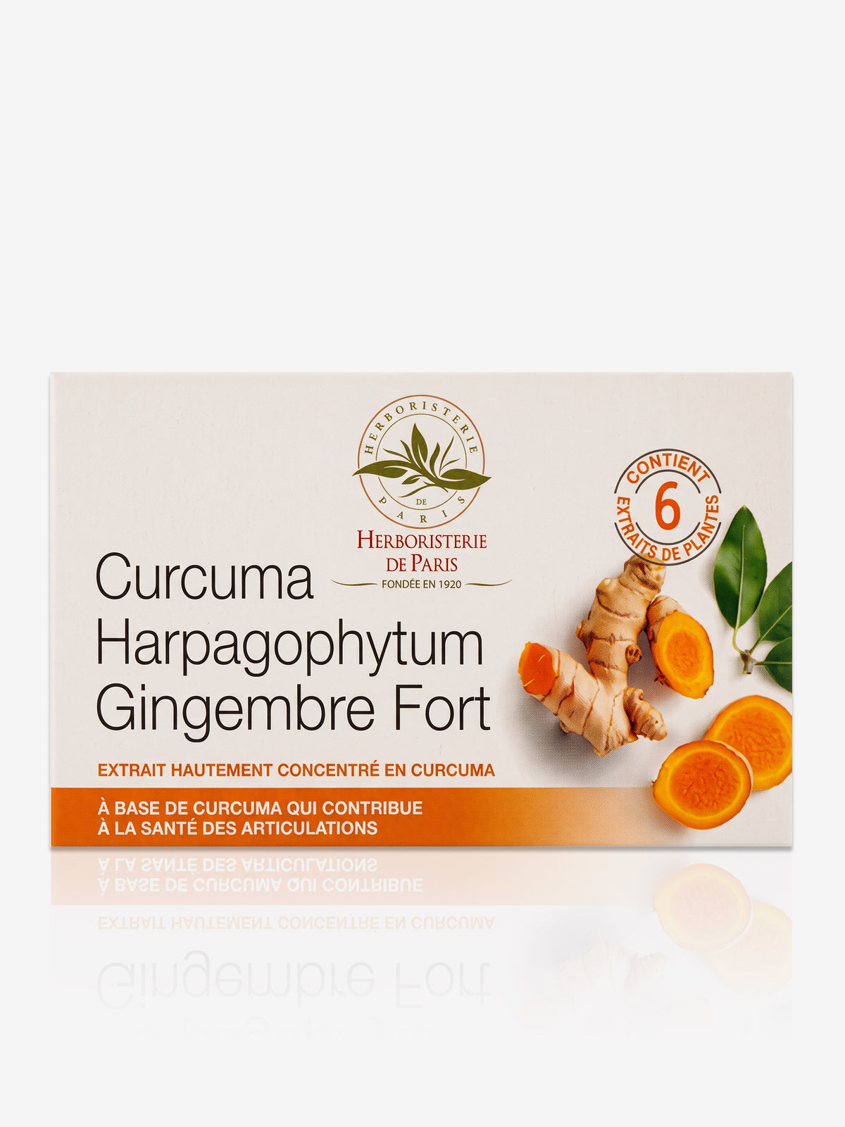 Curcuma Harpagophytum gingembre fort 60 comprimés Herboristerie de Paris - Herboristerie de Paris