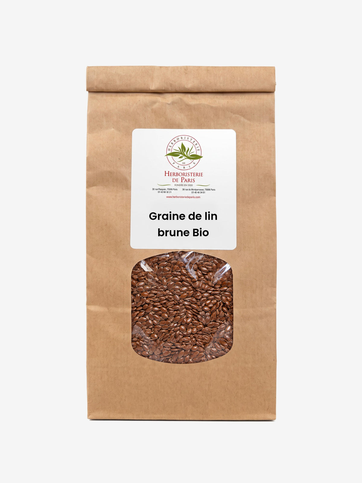 Graine de lin BIO brune 100g Herboristerie de Paris - Herboristerie de Paris