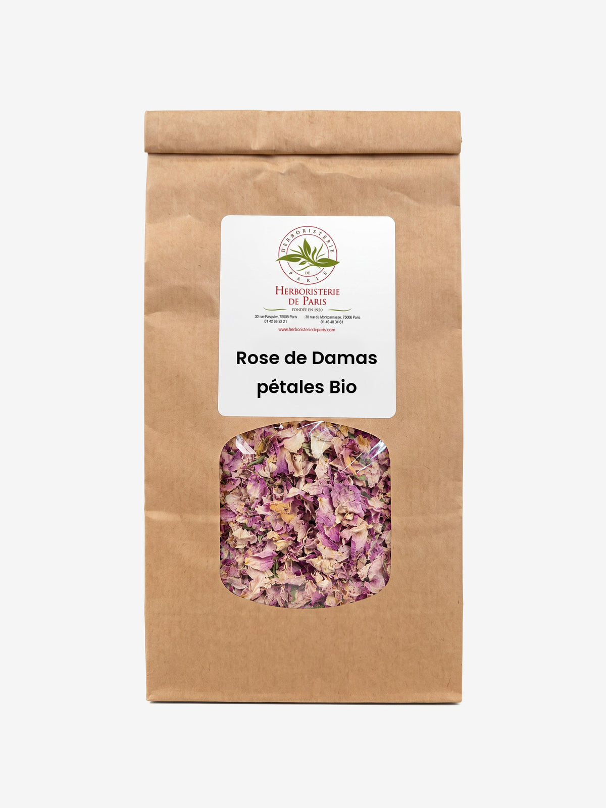 Rose de Damas pétales bio 100g Herboristerie de Paris - Herboristerie de Paris
