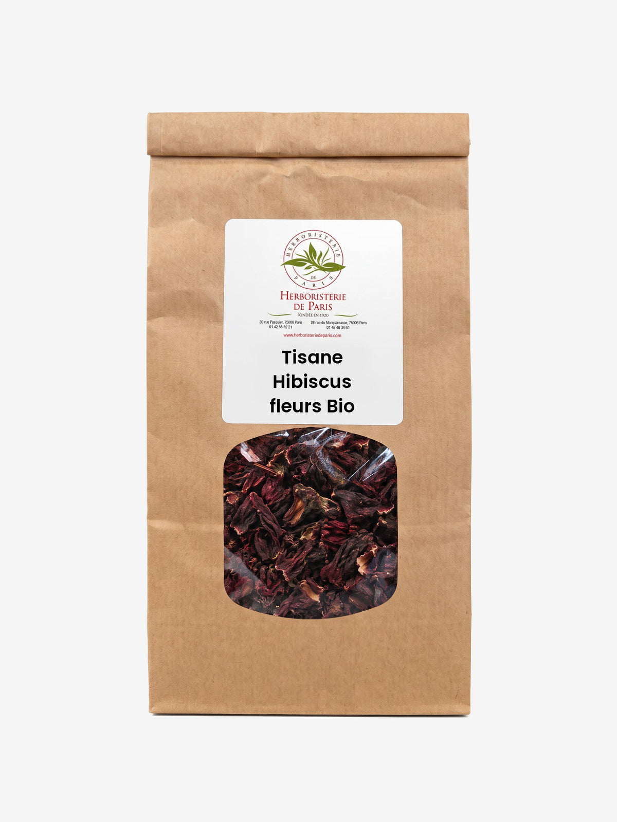 Tisane Hibiscus Fleur BIO 100g Herboristerie de Paris - Herboristerie de Paris