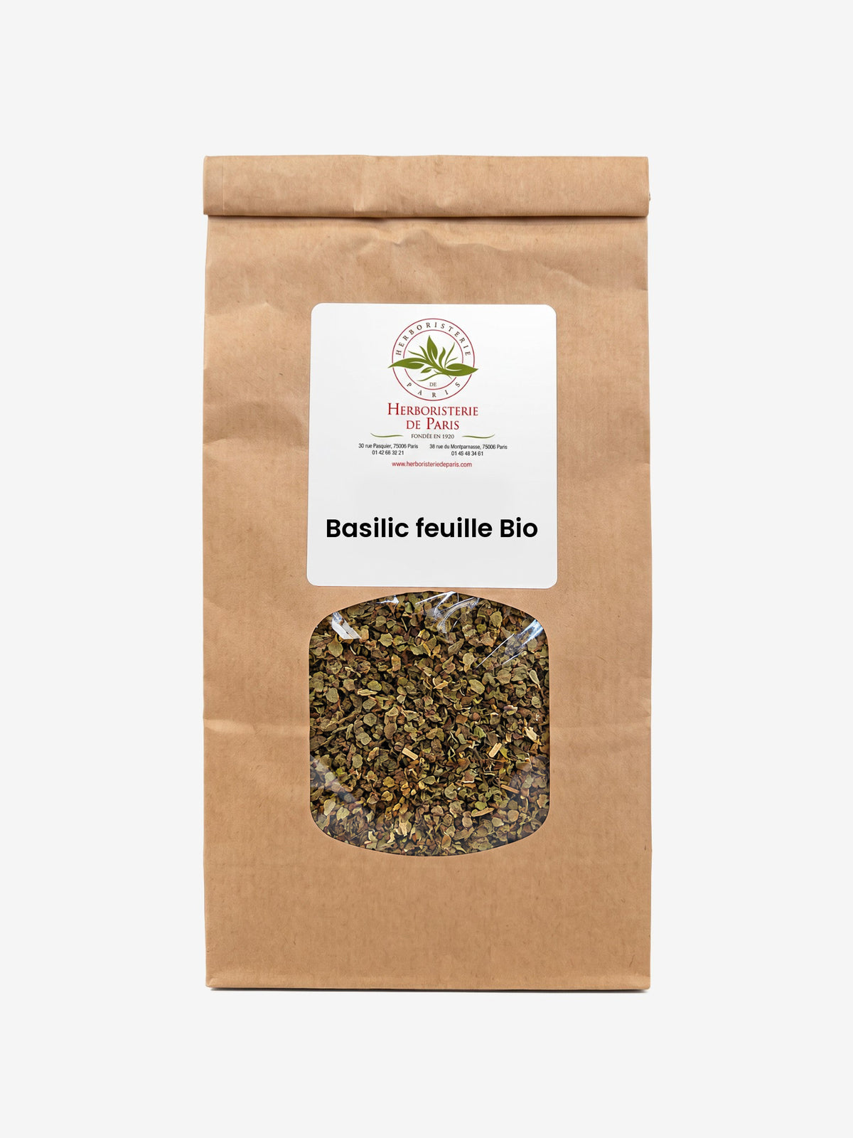 Basilic feuille BIO 100 gr Herboristerie de Paris - Herboristerie de Paris