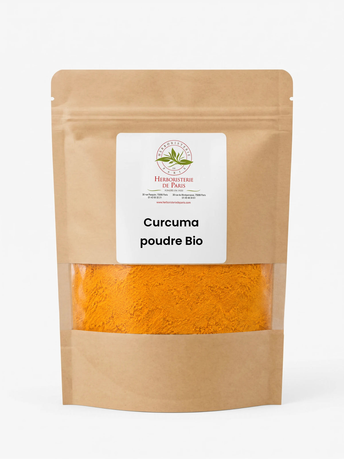Curcuma Poudre BIO 100g Herboristerie de Paris - Herboristerie de Paris