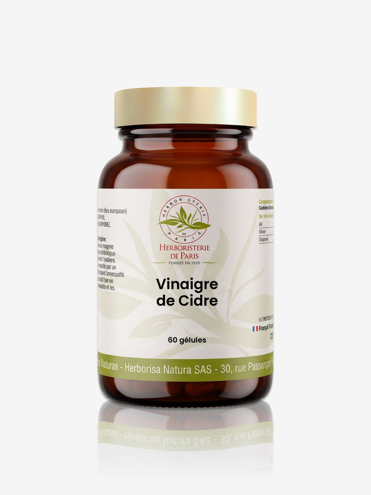 Vinaigre de Cidre 60 gélules Herboristerie de Paris - Herboristerie de Paris