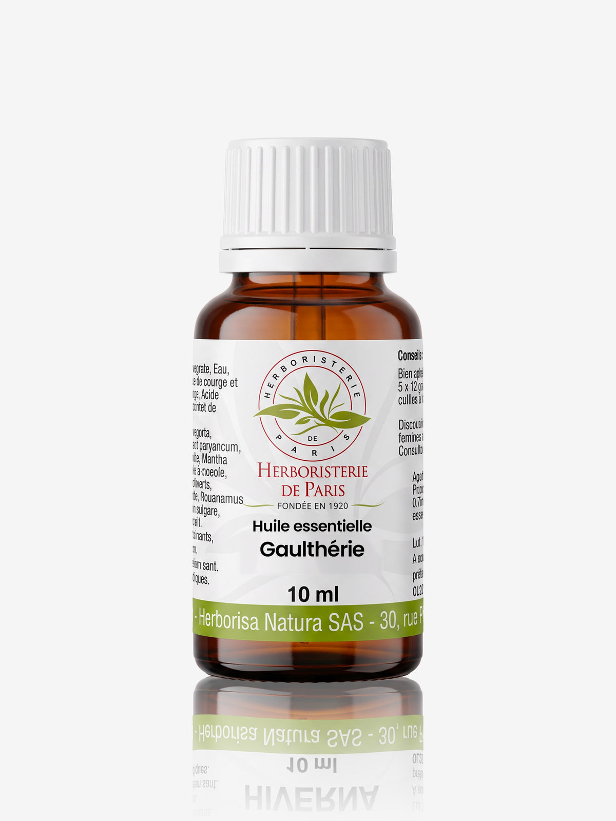 Huile essentielle Gaulthérie 10ml Herboristerie de Paris - Herboristerie de Paris