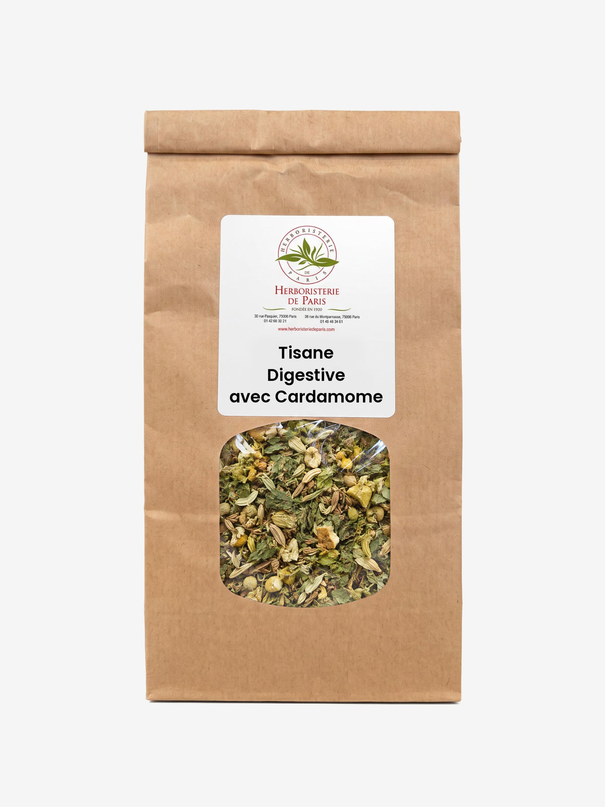 Tisane Digestive avec Cardamome 80g Herboristerie de Paris - Herboristerie de Paris