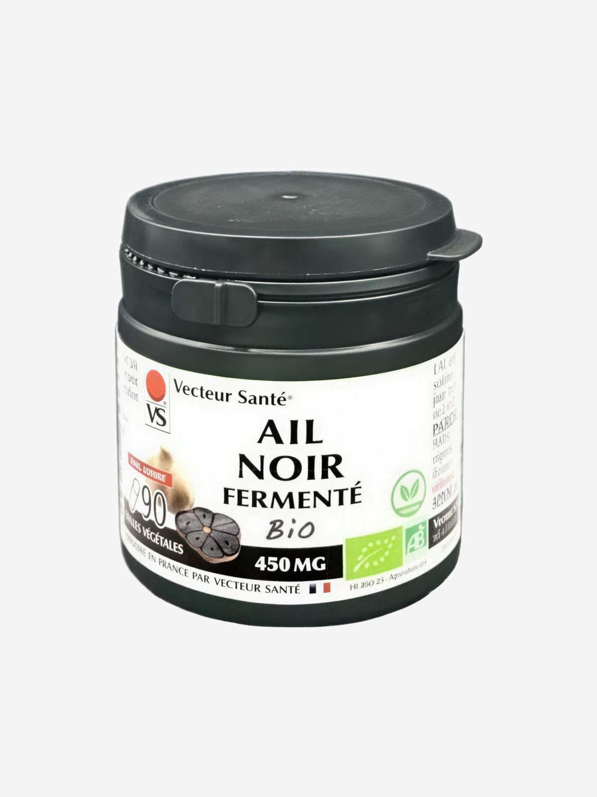 Ail Noir fermenté Bio 90 gélules Végétales Vecteur Sante - Herboristerie de Paris