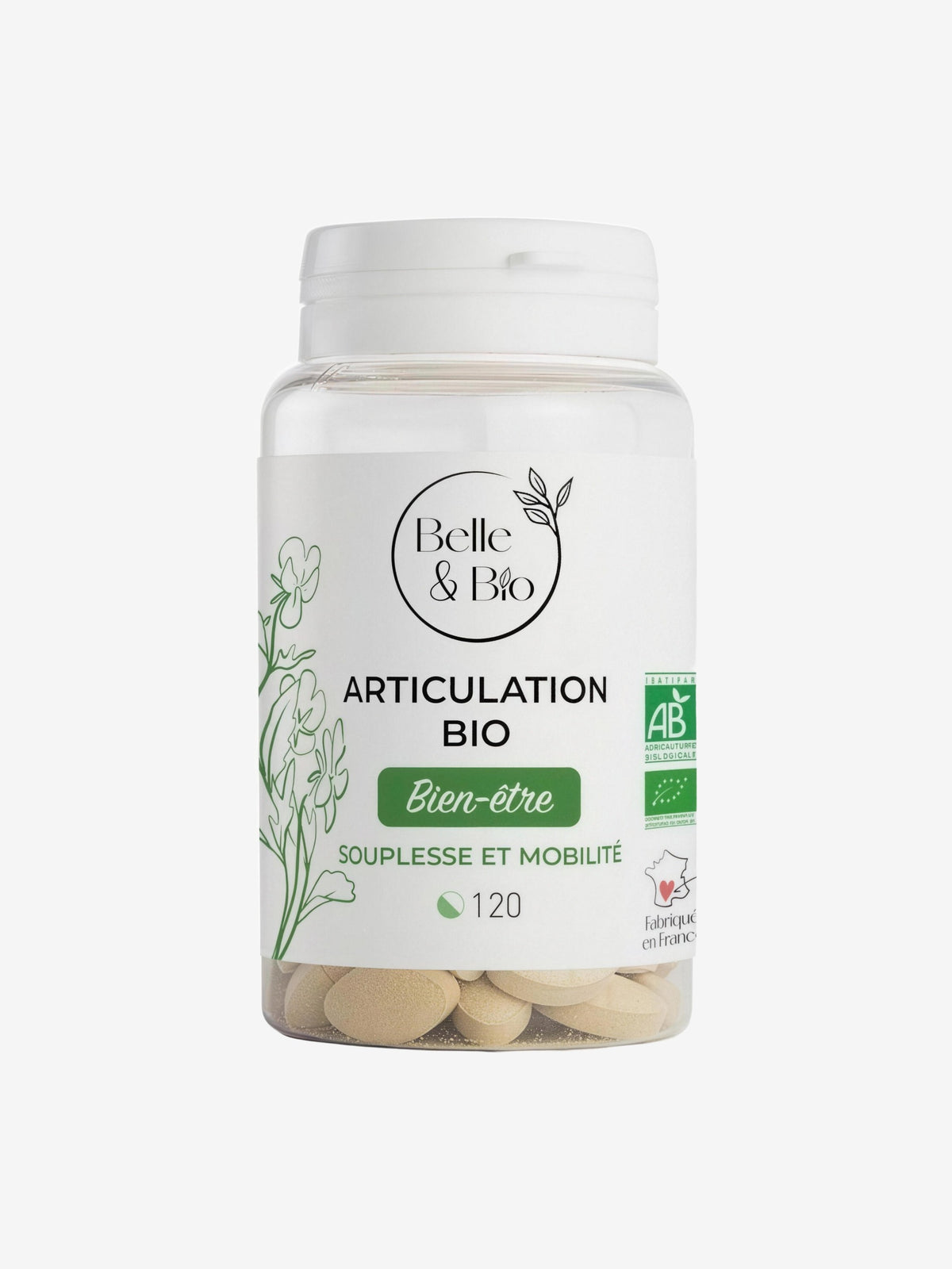 Articulation bio 120 comprimés Belle et Bio - Herboristerie de Paris