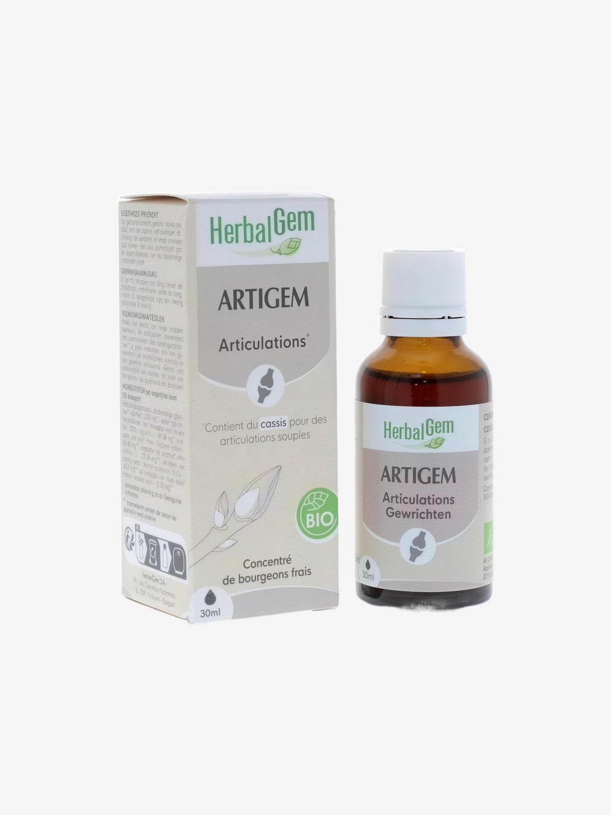 Artigem Bio Flacon compte gouttes 30ml Herbalgem - Herboristerie de Paris