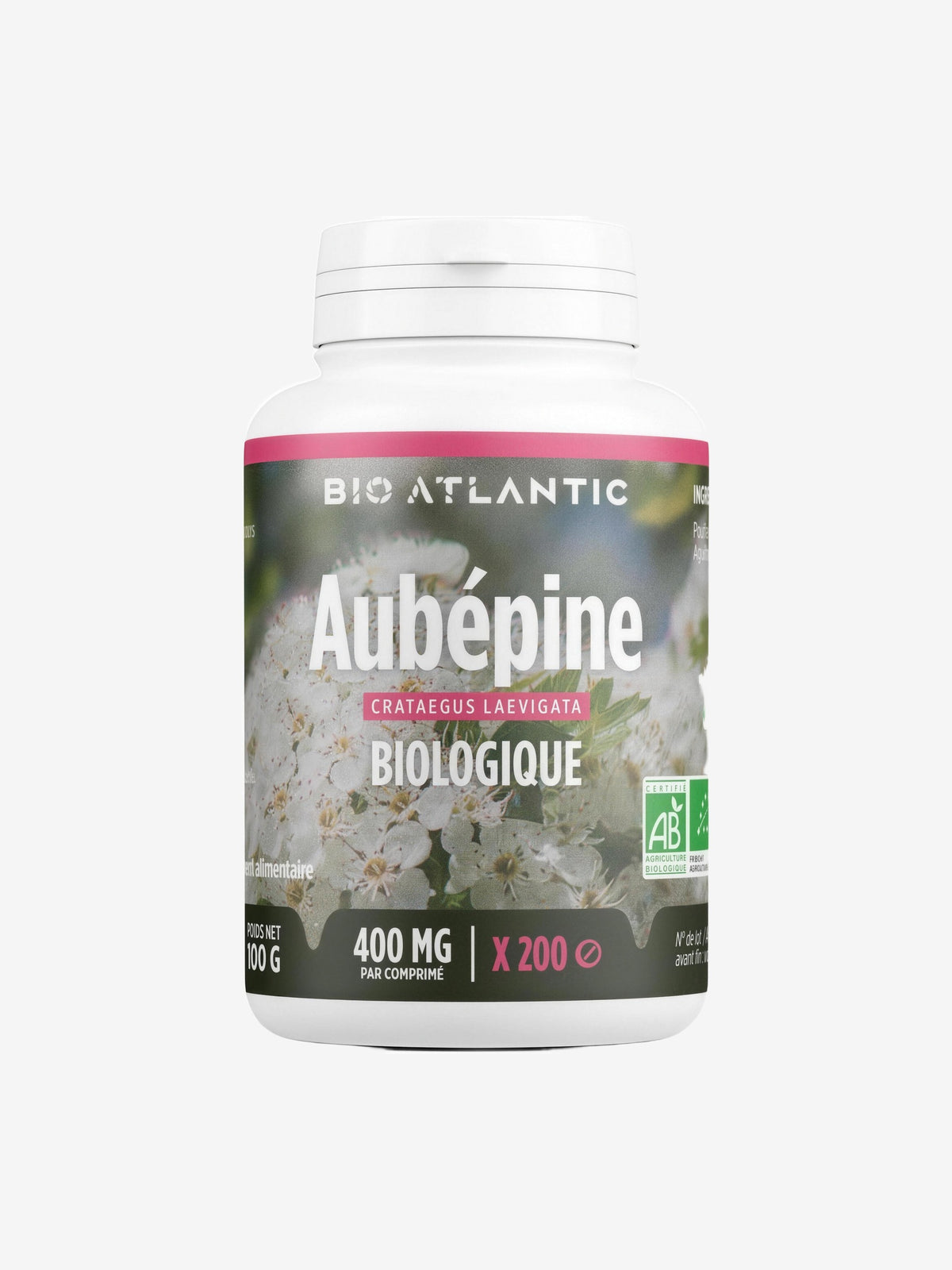 Aubépine bio 400mg 200 comprimés GPH Diffusion - Herboristerie de Paris