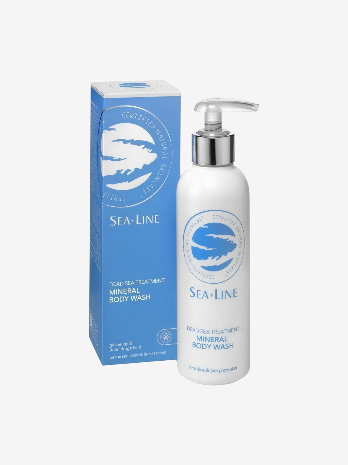 Bain moussant Gel douche de la Mer Morte Mineral body wash 200ml Sealine - Herboristerie de Paris