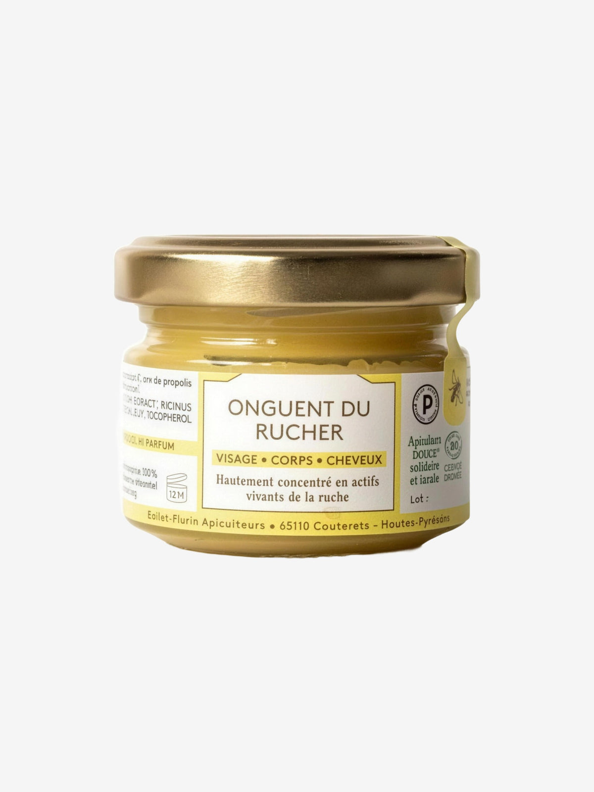 Baume multifonctions nourissant et réparateur Onguent du rucher 50ml Ballot Flurin - Herboristerie de Paris