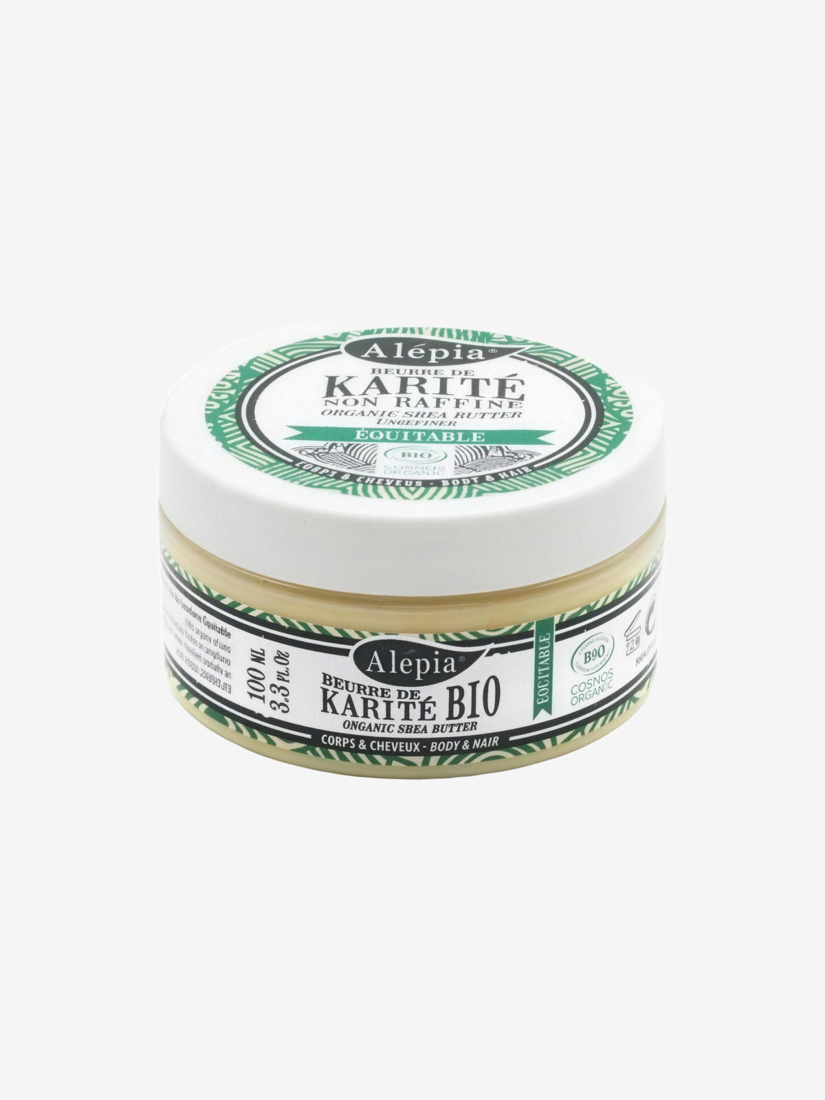 Beurre de Karité équitable non raffiné Bio Pot 100ml Alepia - Herboristerie de Paris
