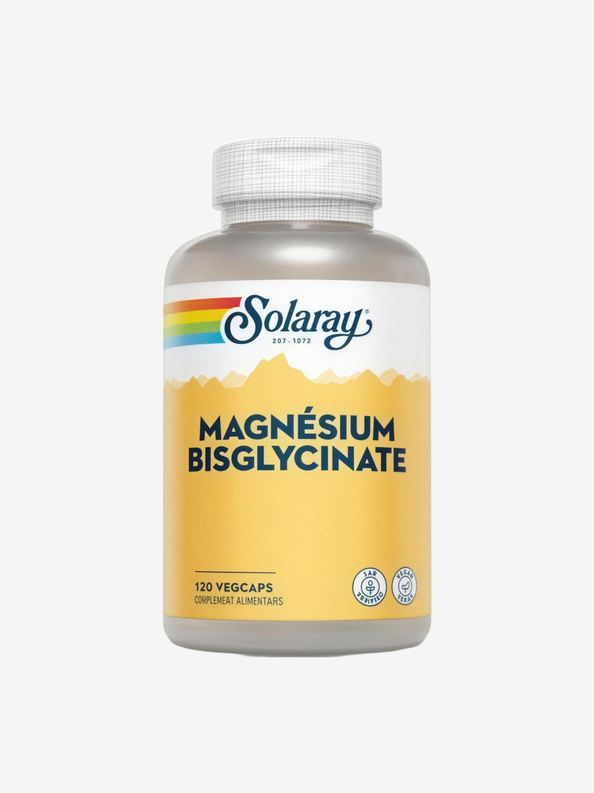 Bisglycinate de Magnésium 120 gélules Solaray - Herboristerie de Paris